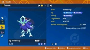 Shiny Windewoge/6IV /Lv 75/ NatDex| Pokemon Karmesin/Purpur - Bild 1 von 4