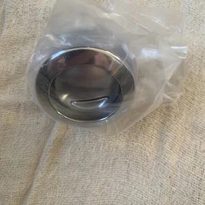 Siamp Optima 50 Toilet Push Button Dual Flush Water Saving Chrome Effect B&Q - Picture 1 of 2