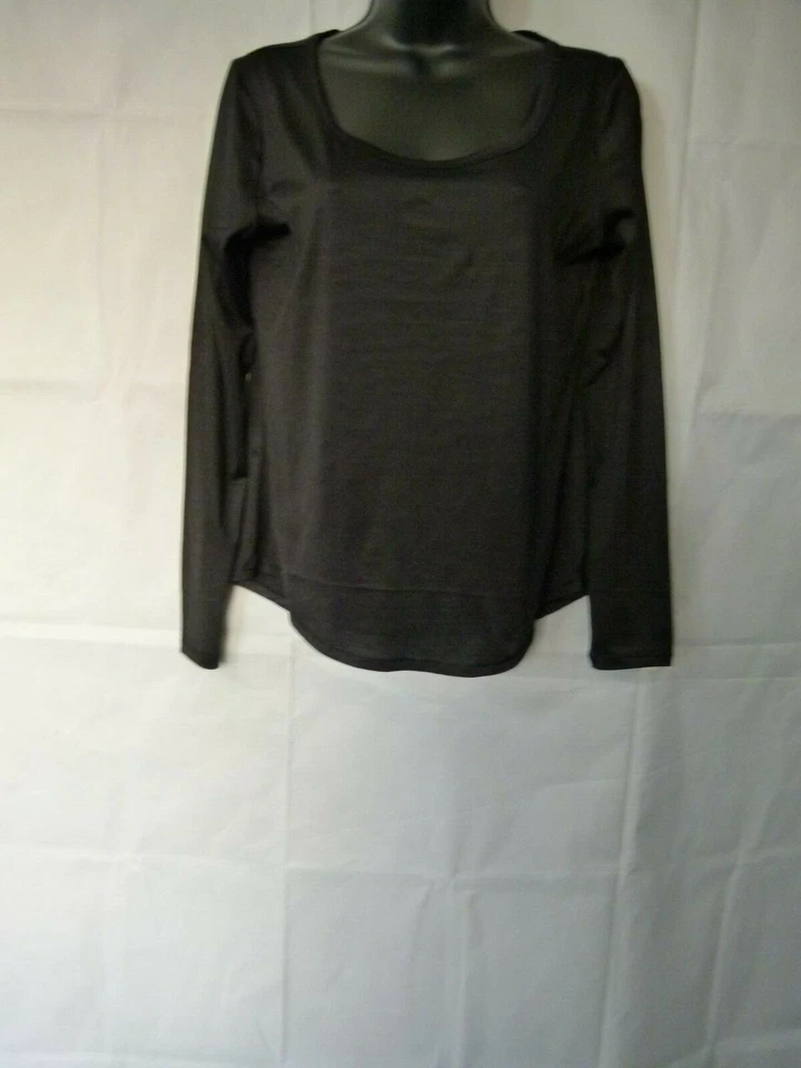 Prenda deportiva para mujer 90 Degree By Reflex Top manga larga negra talla S Foto 1 de 4
