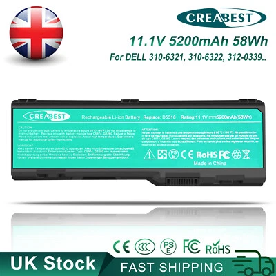 310-6321 Battery For Dell Inspiron 5319 6000 9200 9300 9400 E1705 M170 XPS M170 - Image 1 of 4