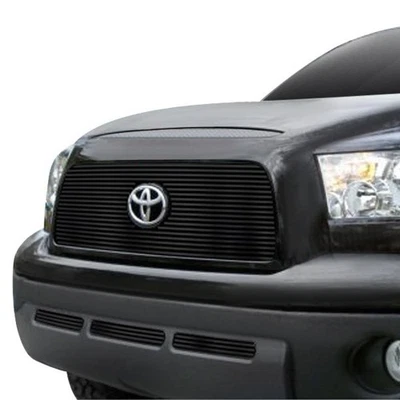 For Toyota Tundra 07-09 Main and Bumper Grille Kit 4-Pc Black 8x6 mm Horizontal Foto 1 de 4