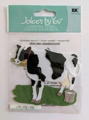 Pegatina para álbum de recortes de animales de granja de vaca grande Jolee's Foto 1 de 3