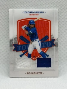 2021 Panini Chronicles, Bo Bichette America's Pastime Dual Swatches, #2, NM/Mint - Picture 1 of 2