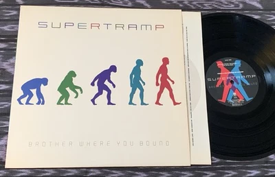 LP Near Mint Supertramp Brother Where You Bound with David Gilmour Pink Floyd￼ - Image 1 of 3