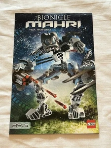 LEGO 8915 Bionicle MAHRI Toa Matoro Folleto de instrucciones Manual solamente - Imagen 1 de 2