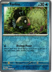 Feebas Reverse Holo Common SV04: Paradox Rift PAR EN 035/182 NM - Picture 1 of 1