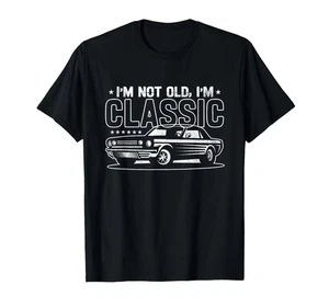 Schwarzes Herren-T-Shirt Small I'm Not Old I'm Classic Papa Vatertag - Bild 1 von 1
