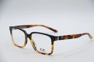 NEW OAKLEY OC1128-0152 BLACK TORTOISE DESIGNER AUTHENTIC EYEGLASSES 50-17 - Picture 1 of 4