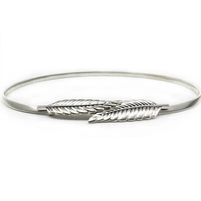  Cinturino elastico per donna cinturino in metallo elasticizzato decorativo a - Immagine 1 di 4