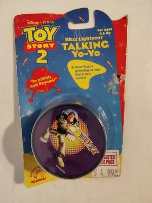 Toy Story 2 Buzz Lightyear Talking Yo-Yo Toy - Applause Brand New - Image 1 of 4