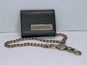 Harley Davidson Tri Fold Geldbörse mit Kette - Bild 1 von 6