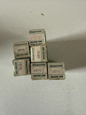Lote de 6: Tubo Magnavox 6BY6 NUEVO EN CAJA Foto 1 de 4