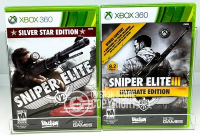 Sniper Elite Silver Star Edition V2 + Sniper Elite III Ultimate - Xbox 360 - Nuevo Foto 1 de 4