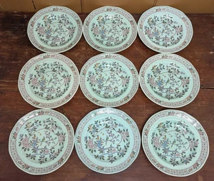 Set 9 piatti insalata pane uccellino Adams Calyx Ware Singapore Ironstone 8" 20,5 cm - Foto 1 di 11