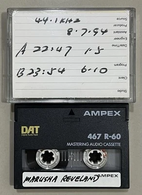 Marusha - Raveland DAT Production Master Digital Audio Tape Cassette Rare - Image 1 of 2