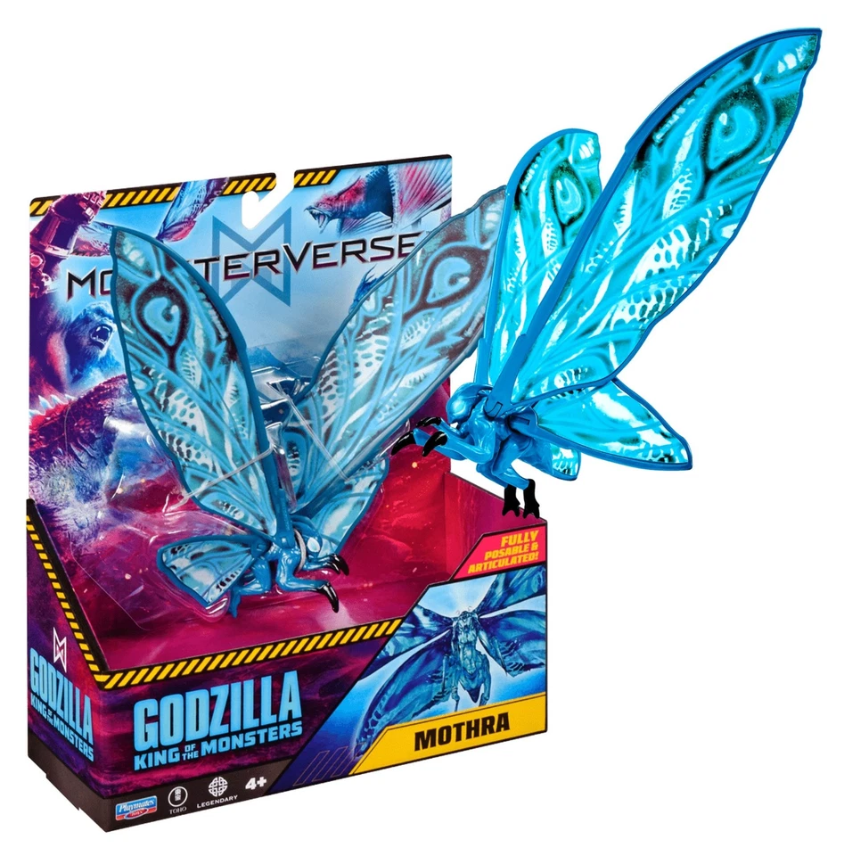 Godzilla King of the Monsters: Monsterverse Mothra 6" Figure New in Box - Image 1 of 1