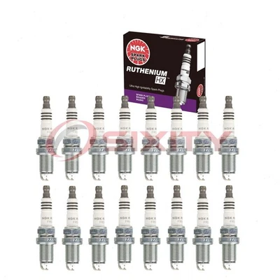 16 pcs NGK Ruthenium HX Spark Plugs for 1998-2002 Mercedes-Benz E430 4.3L V8 xs - Image 1 of 4