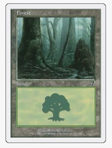 Forest (329) | MTG 7ED | 7th Edition Basic Land Rob Alexander | MP - Picture 1 of 2
