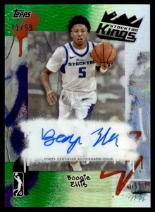 2024-25 Topps G-League refractor verde automático Boogie Ellis 13/99 #AU-BE - Imagen 1 de 2