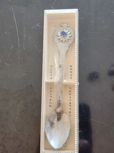 Hochwertiger versilberter Sammlerstück Andenken Löffel Silber Neu Vintage - Bild 1 von 4