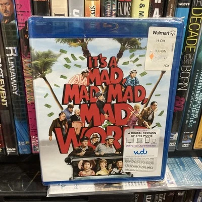It's a Mad, Mad, Mad, Mad World (Blu-ray, Digital, 2011) 1963 Film, New/Sealed - Image 1 of 2