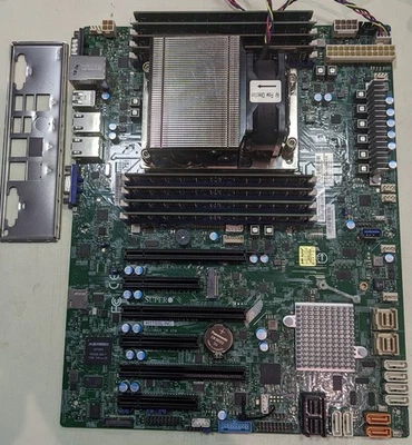 Server Kit AMD EPYC 7351P + Supermicro H11SSL-NC + 128GB RAM + Kühler gebraucht - Bild 1 von 4