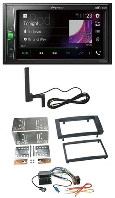 Pioneer MP3 DAB AUX 2DIN Bluetooth Autoradio für VW Touareg T5 Caravelle Multiva - Bild 1 von 4