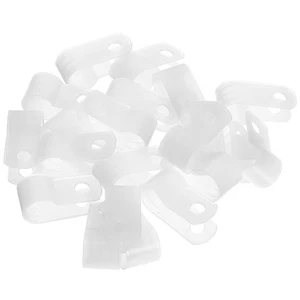 1000 Pcs Kabelfixierclip Plastiklichtklammern Plastikdrahtklammern - Afbeelding 1 van 10