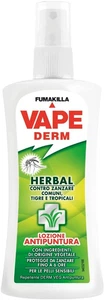 Derm Herbal Lozione Antipuntura, Protegge Da Zanzara Comune, Tigre, Tropicale, E - Foto 1 di 12