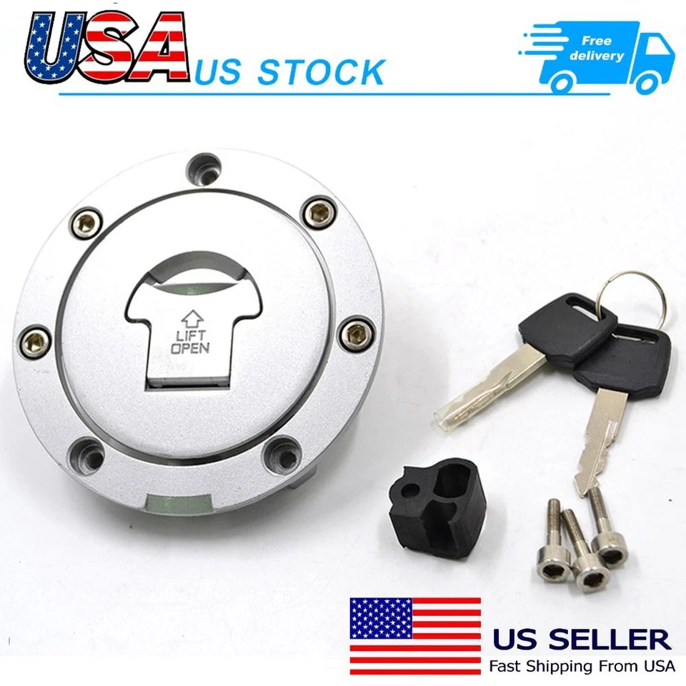 Llaves de bloqueo de tapa de tanque de gasolina para Honda VTR1000F Super Hawk 1000 1998-2005 Foto 1 de 4