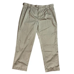 Round Tree & York Mens Pleated Front Chino Pants-44x32-GUC - Picture 1 of 6