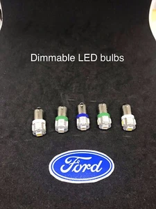 1967 Ford Trucks Dimming Instrument Cluster LED Bulbs. F100 F250 F350 - Bild 1 von 5
