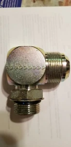 AEROQUIP 1.25" O.D. 1-5/8-12" THREAD 90° HYDRAULIC FITTING, 2062-20-20S *NEW* - Picture 1 of 5