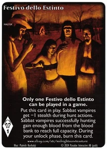 Festivo dello Estinto Arte Completo FdE Promo V:TES VTES Vampiro CCG - Imagen 1 de 1