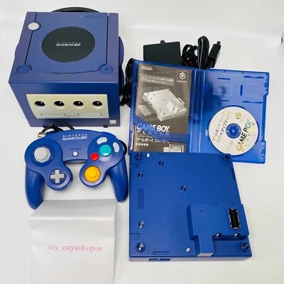 Nintendo Gamecube Violet Console Enjoy plus pack GBA Gameboy Player japanese - Image 1 of 4