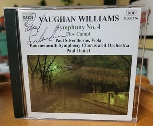 Symphony 4 Vaughan Williams Paul Silverthorne Paul Daniel CD 2005 Signed - Picture 1 of 3