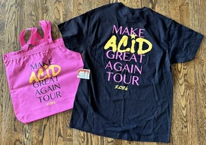 2024 LORDS OF ACID LOA W/ PRAGA KHAN OFFICIAL VIP CONCERT MEDIUM SHIRT  TOTE BAG - Picture 1 of 5
