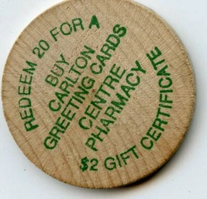 Wooden Nickle, Centre Pharmacy - Picture 1 of 2