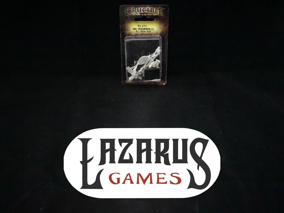 RAL Partha Crucible 28mm Orc Spearmen Pack