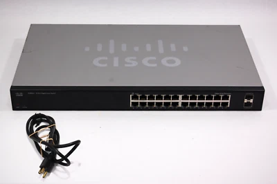 Cisco Small Business SLM2024 (V01) 24-Port Gigabit Smart Ethernet Network Switch - Image 1 of 4
