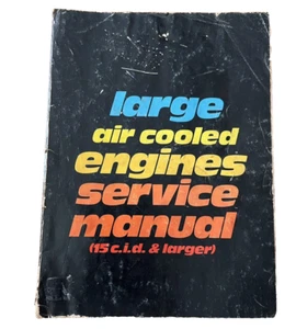1980 große luftgekühlte Motoren Service Manual 15 C.I.D. & größere 2. Edition Vintage - Bild 1 von 10