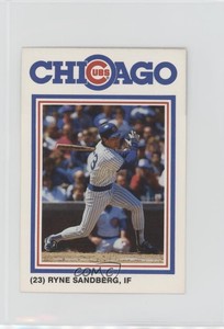 1987 David Berg Chicago Cubs Ryne Sandberg #23 HOF