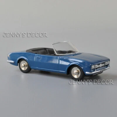 Réplica Peugeot modelo coche descapotable 504 escala 1:43 Dinky Toys 1423 diecast metal Foto 1 de 4