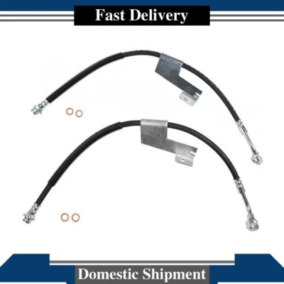 Mangueira de linha de freio dianteiro compatível com Chevrolet Express 2500 5.7L 2002 2001 2000 1999 1998 - Imagem 1 de 4
