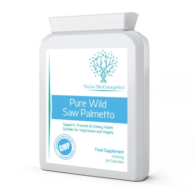 SWISS BIOENERGETICS Pure Wild Saw Palmetto 2500mg 90 Capsules
