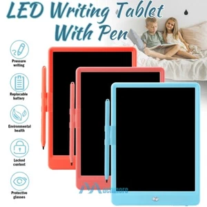10" Colorful Kids LCD Writing Drawing Tablet Electronic Educational Doodle Pad - Picture 1 of 59