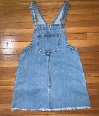 Zara Kids  Girls  Denim Overall Dress Blue Size 8 128 cm i759 - Image 1 of 4