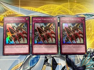 Yugioh Synchro Forceback Súper Raro DUNE (x3) - Imagen 1 de 1