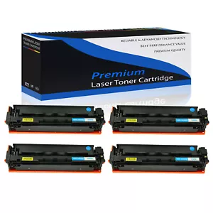4PK Cyan CF501A 202A Toner for HP LaserJet Pro M254dw M254nw M254dn MFP M281fdn - Picture 1 of 24