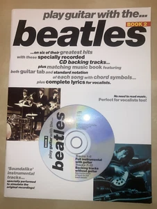 PLAY GUITAR (TAB) WITH THE BEATLES + CD BOOK 2 - WISE - VGC - FREEPOST - Picture 1 of 3